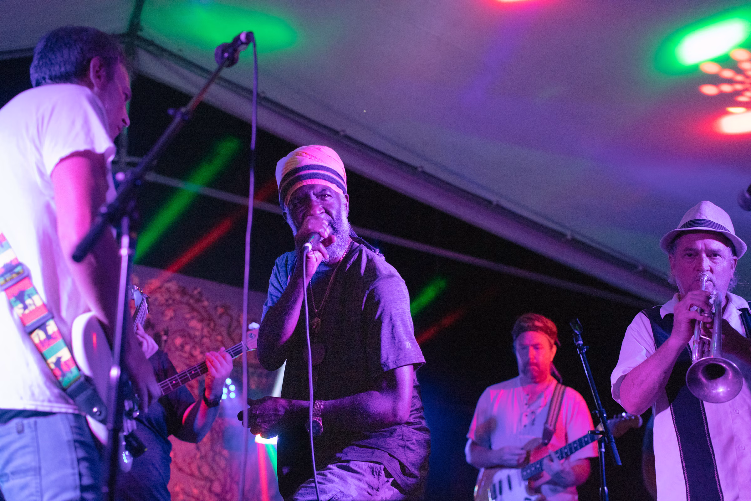 Dylans Dharma performs at Lambstock, 2023.